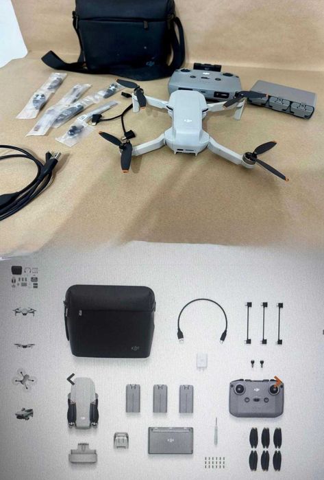Drona DJI MINI 2 ultralight 249 gr, Rezolutie video 4K.