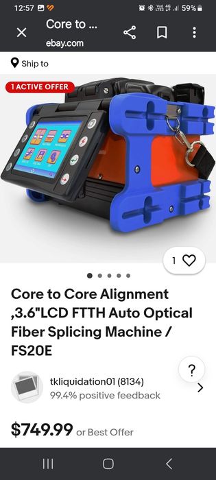 Apară de lipit/sudat fibra optica