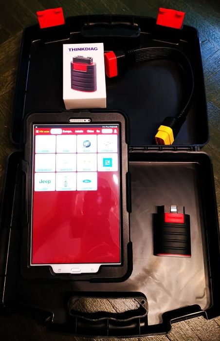 Launch Easydiag T4.0S + Tableta Android 10 inch Kit tester auto 2025