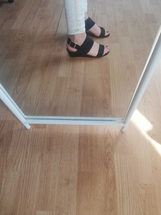 Sandale negre H&M 36