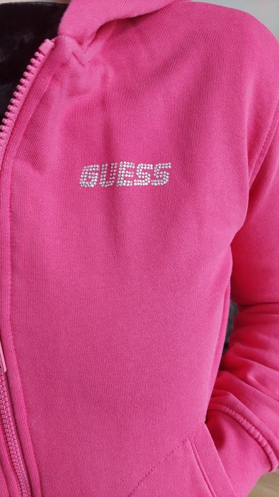 Розов Суичър GUESS