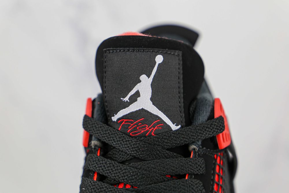 Jordan Retro 4 Red Thunder Мъжки Дамски Маратонки