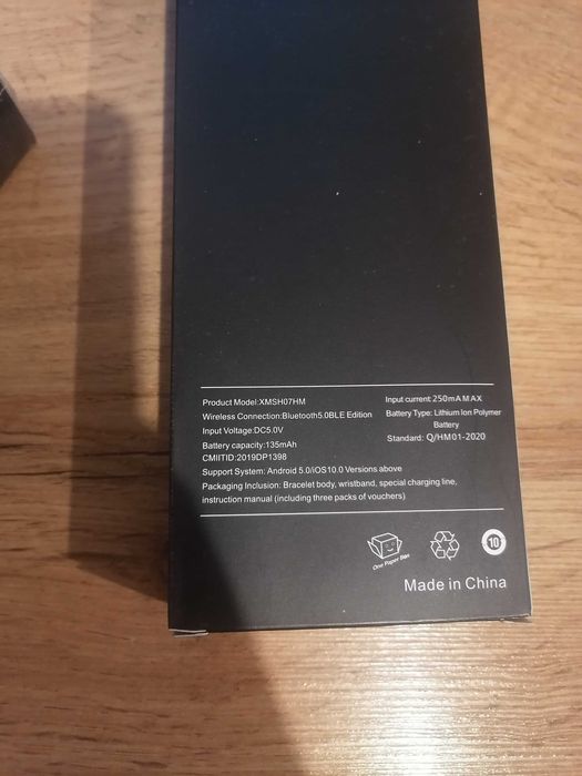 Смарт Часовник гривна M5. Цвят на верижката черен/розов/червен/син