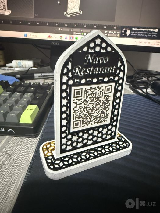 QR ko’d restoran uchun
