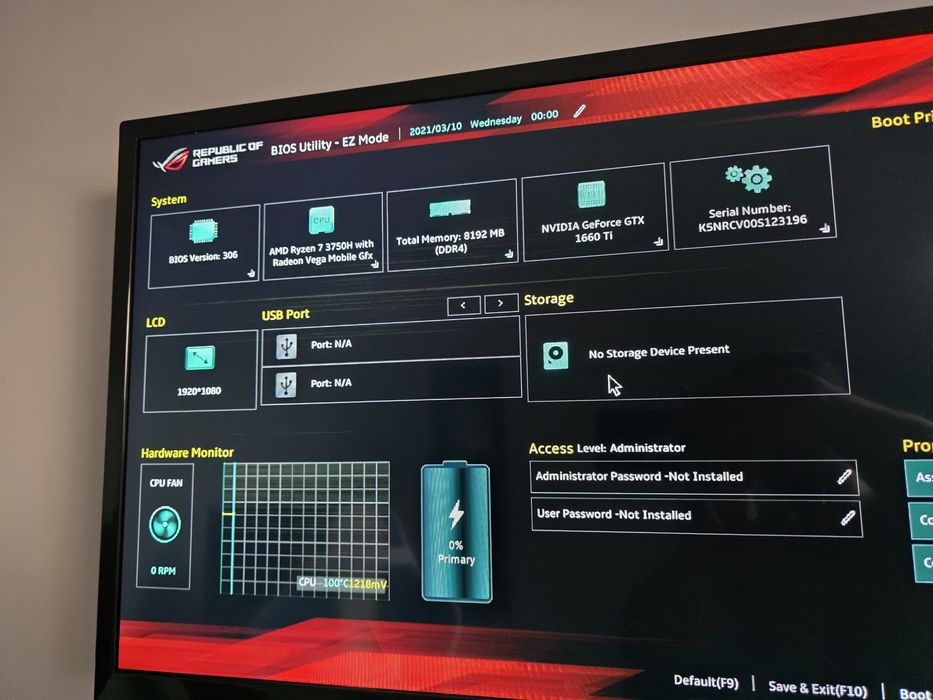 Placa de baza asus rog gu502du