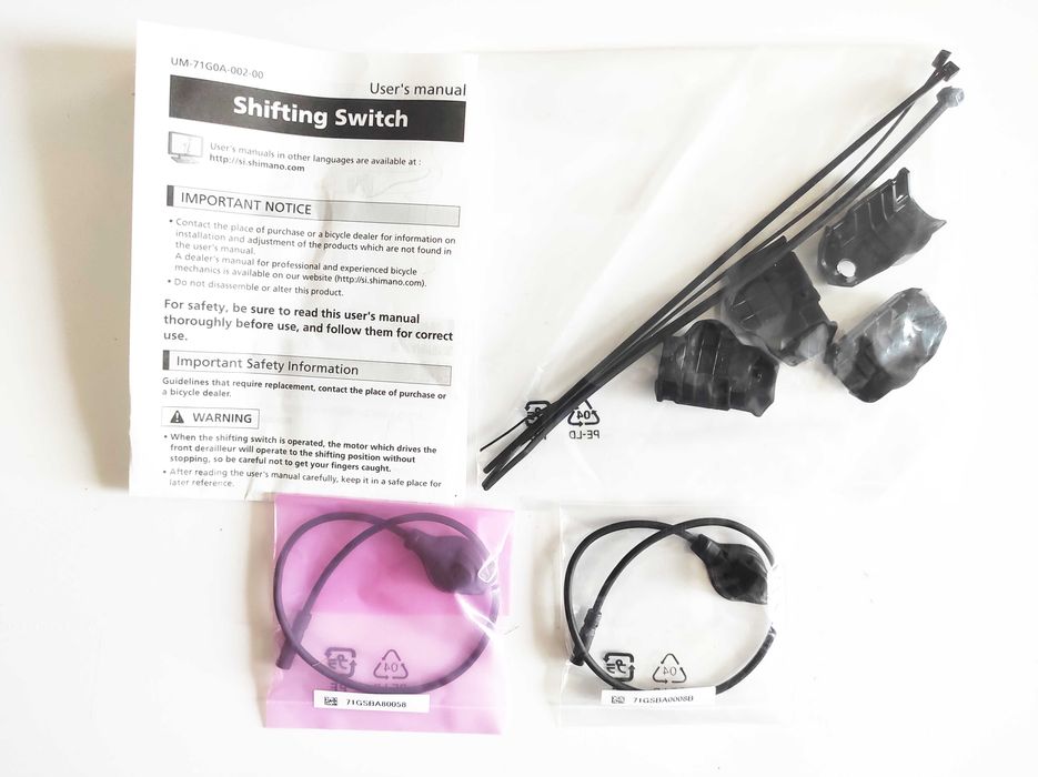 Butoane schimbator Shimano Dura Ace Di2 SW-R9150 2x11 viteze noi