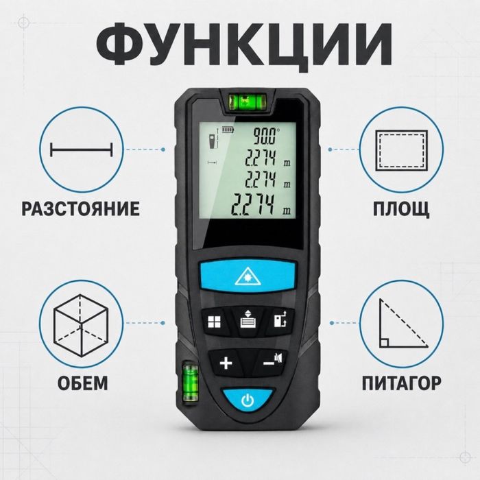 Лазерна ролетка MasterMeter с калъф