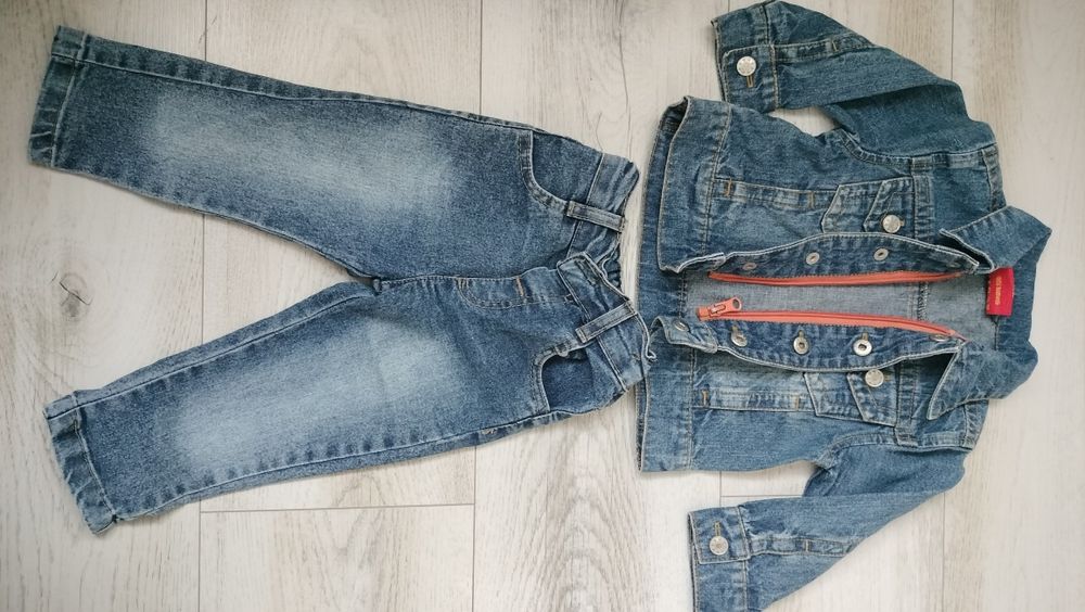 Geaca/pantaloni set blugi copii