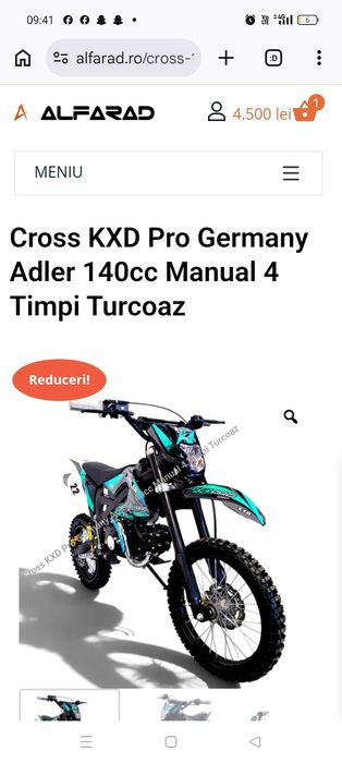 Cross 140 cc in garanție !!!