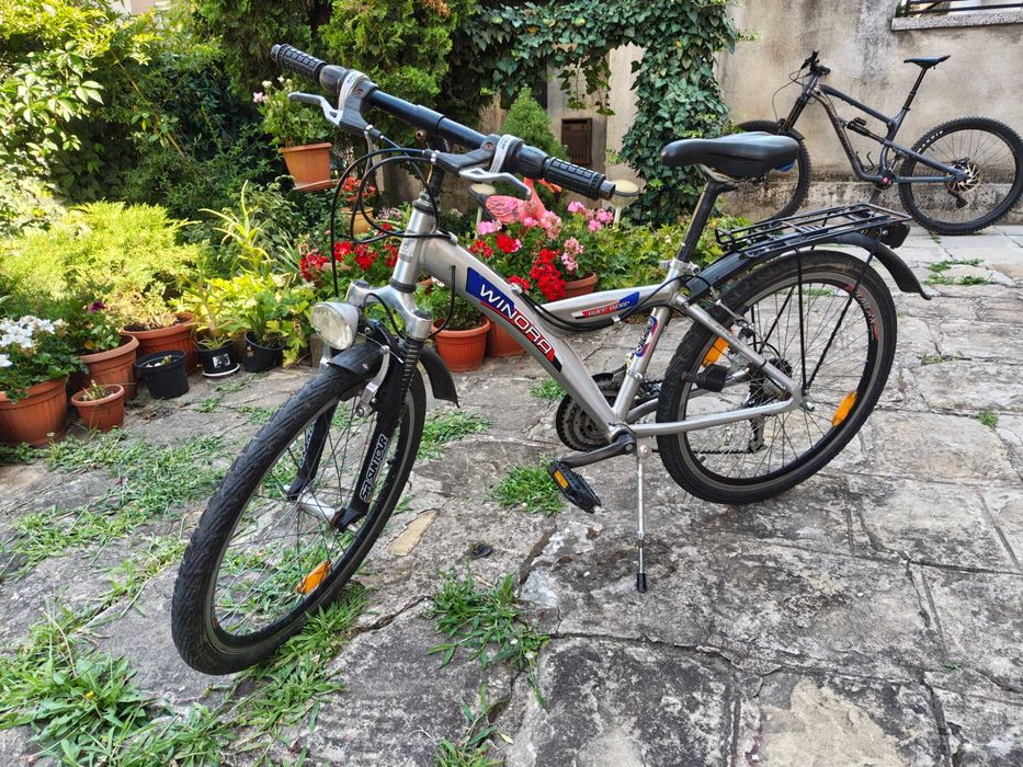 Дамски ретро велосипед Puch и Детски велосипед Winora алуминиев 24"