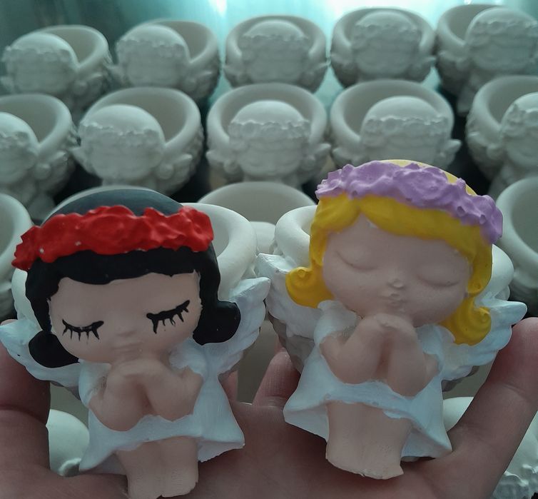 Гипсови фигурки за оцветяване.