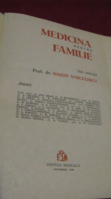 Medicina pentru Familie   1986