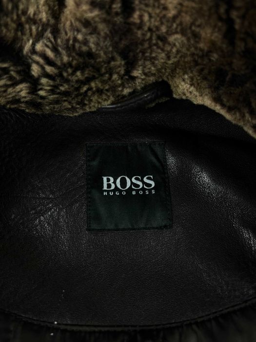 Hugo Boss Camlain Brown Calf Leather Jacket Мъжко Кожено Яке