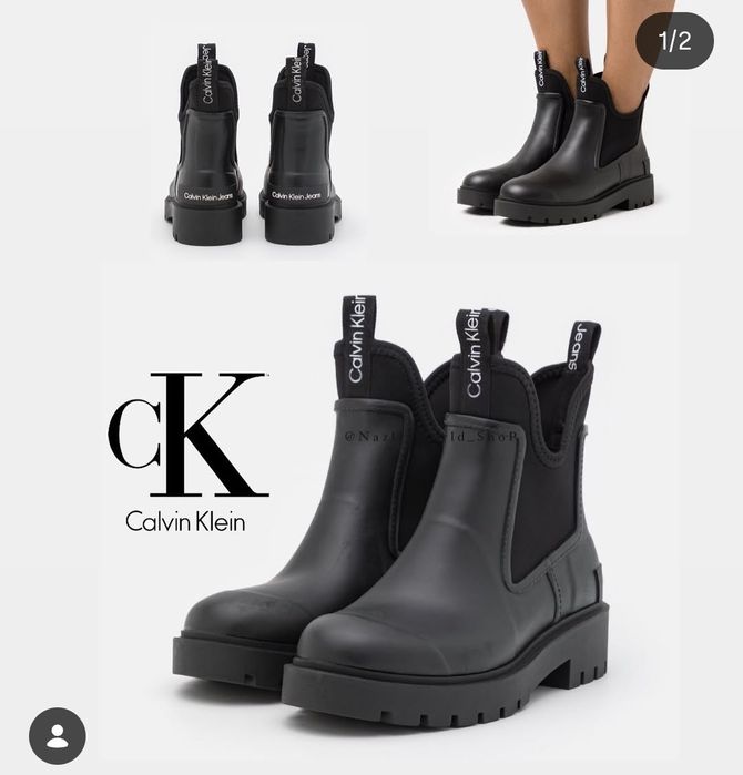 Calvin Klein Chelsea rain boot боти, ботуши