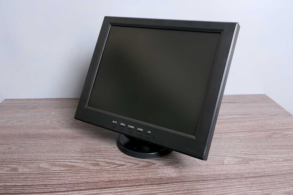 Монитор 12" (1024x768,VGA,черный)