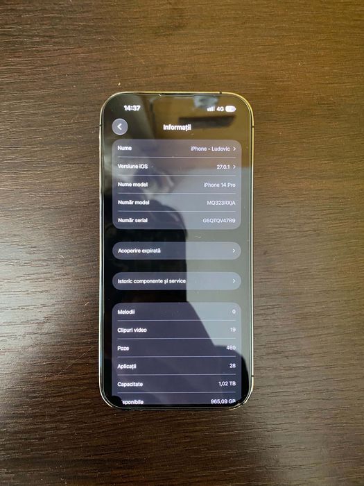 Vănd iphone 14 pro 1T gb
