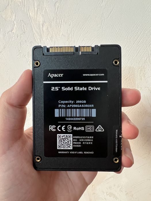 Новый ssd apacer 256 гб