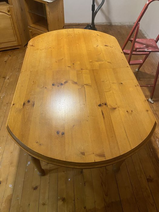 Дървена маса масив 144×82 см – здрава и стабилна