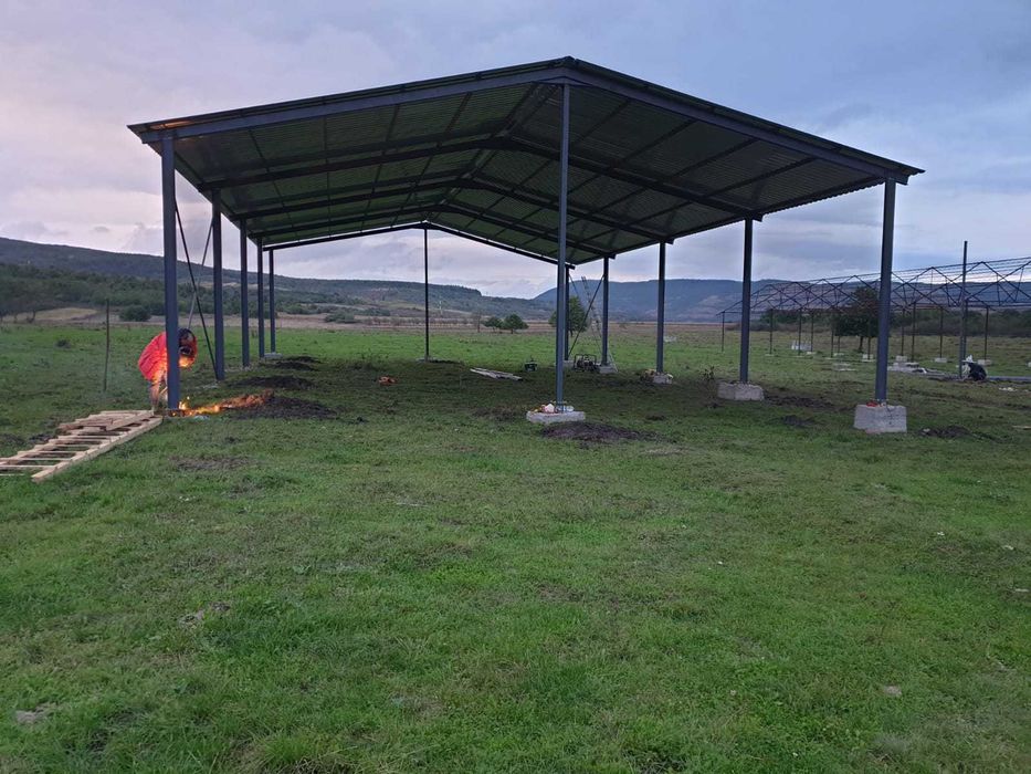 Hale si structuri metalice, agricole, ferme, service, depozit, saivan