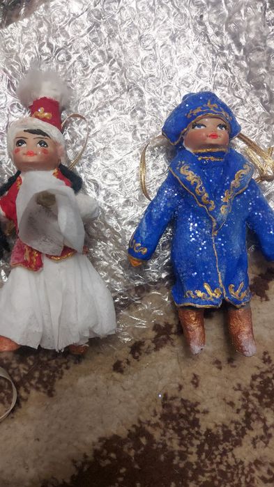 Ватные игрушки на елку,от 5000