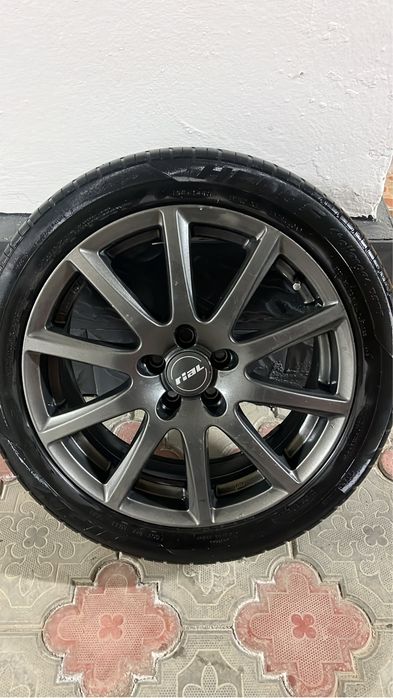 Rial Milano R17 5х100 с летними шинами