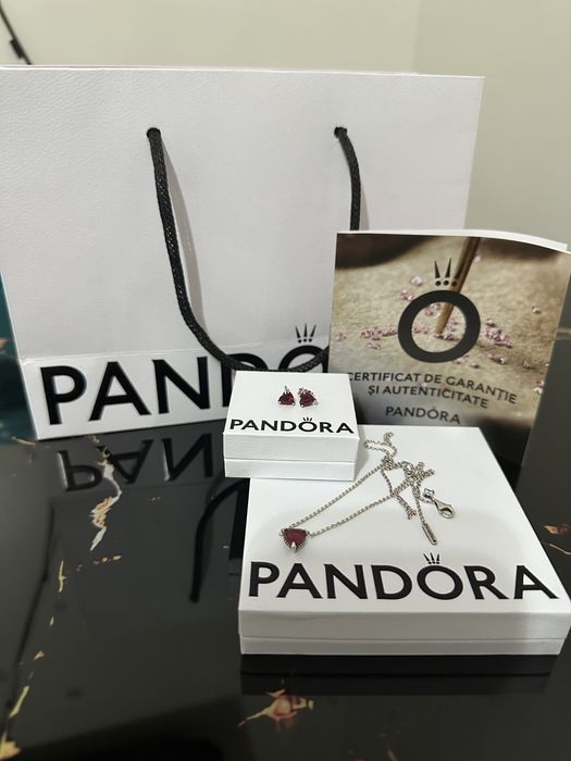 Set Pandora colier si cercei