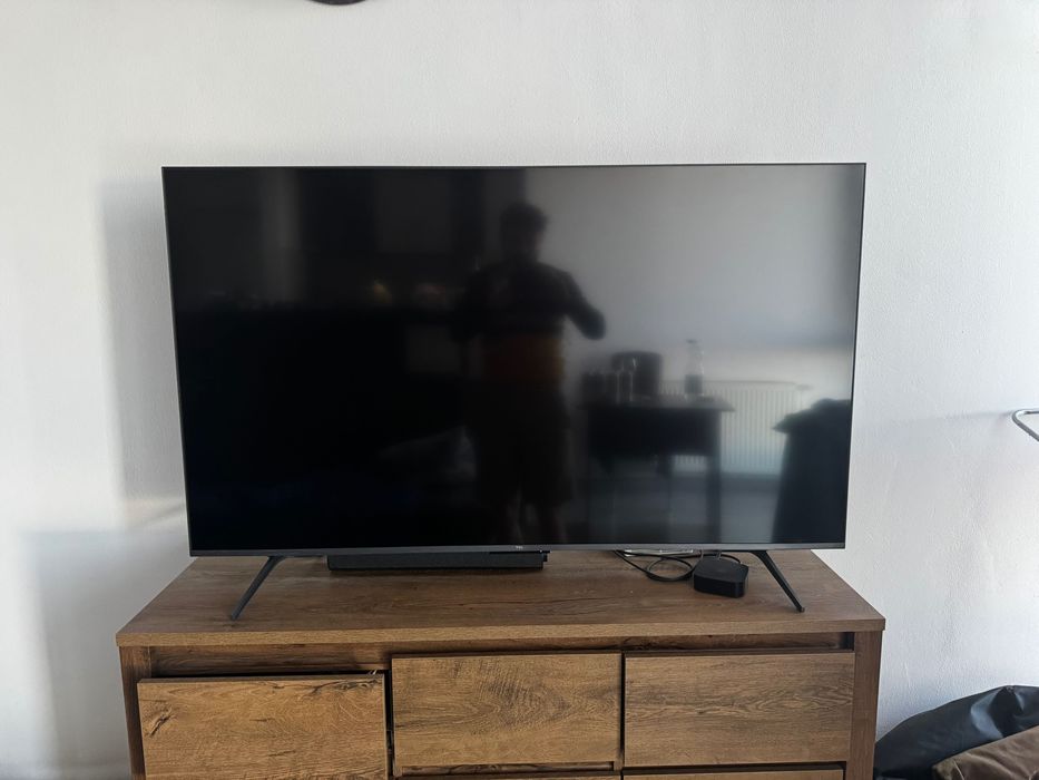 Televizor TCL QD-MiniLed 55C6K, 139 cm, Smart Google TV, 4K Ultra HD, 100Hz, Clasa F (Model 2025)