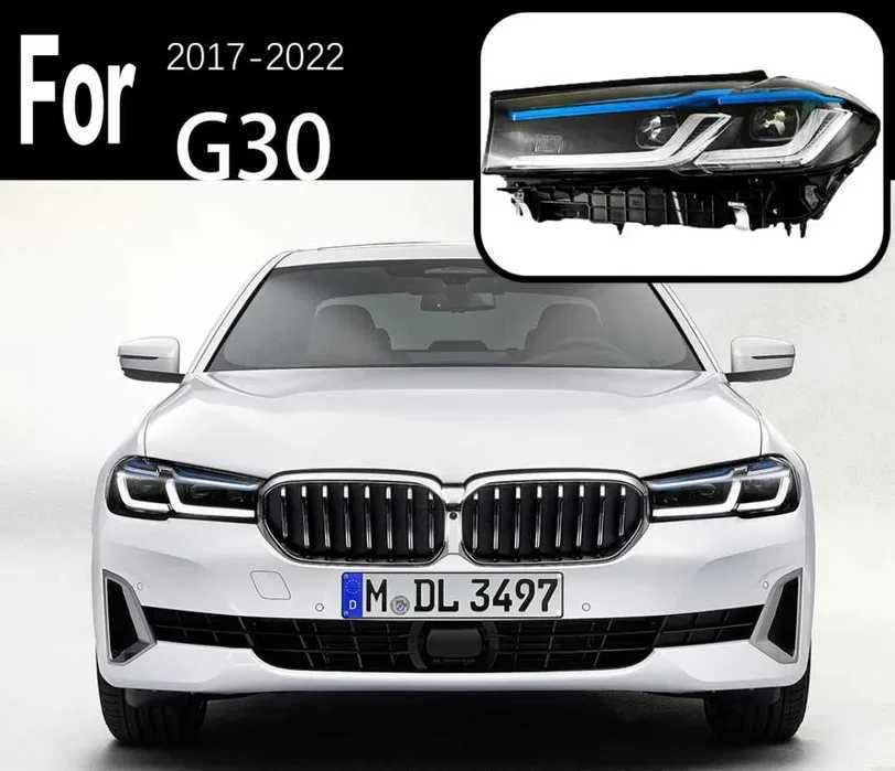 LED Фарове за BMW G30 G31 5 Серия (2017–2022) – Ляв + Десен LCI дизайн