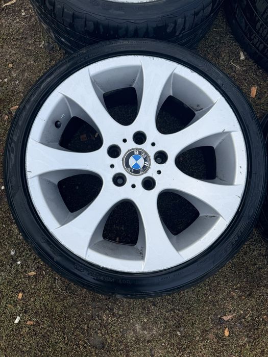 Vând jante R18 BMW originale cu anvelope vara slick RUNFLAT