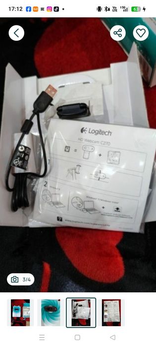 Camera web Logitech C270, nou nouță