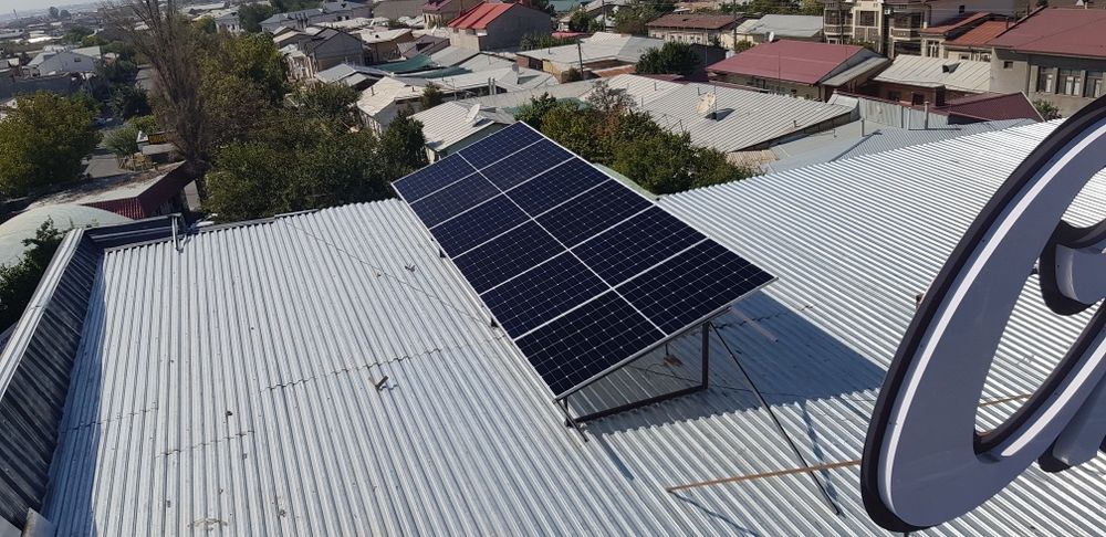 Солнечный панели установка монтаж