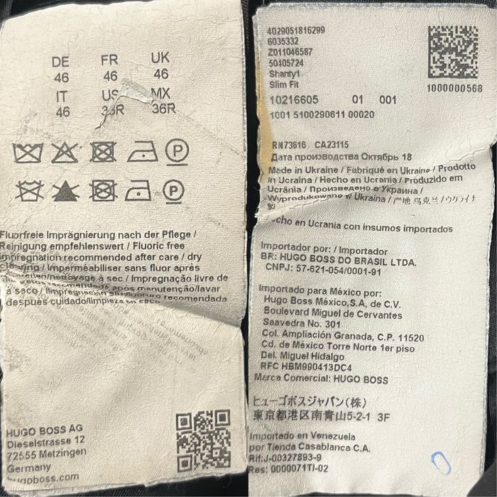 Тренч суртюк Hugo Boss original