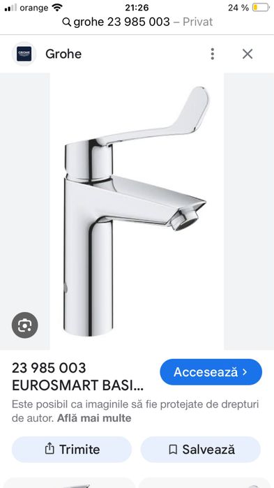 Baterie Grohe Baie-Bucatarie Noua Germania