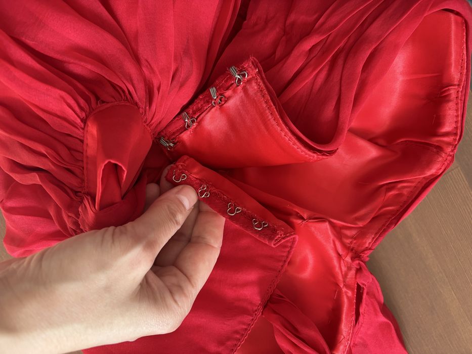 Rochie de ocazie matase facuta la comanda xxs
