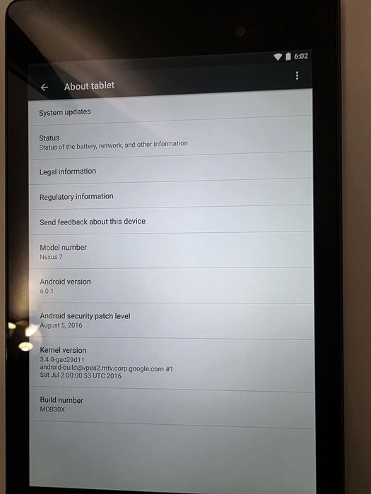Asus Nexus 7  Android