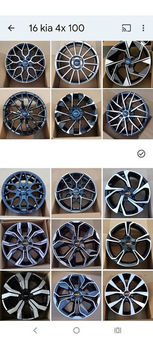 Jante 4x100 R16 KIA Stonic KIA RIO Picanto Shuma Sepia