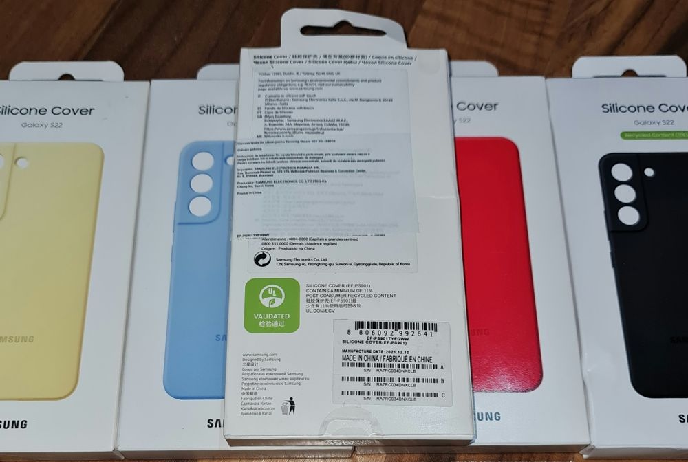 Husa silicon originala Samsung Silicone Cover Galaxy S22 5G S901