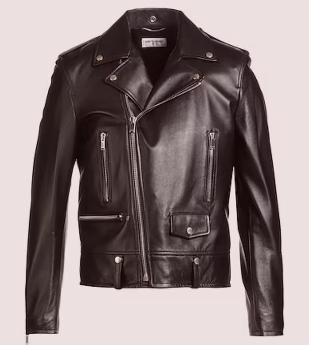 SAINT LAURENT якета от естествена овча кожа. Нови,оригинални .