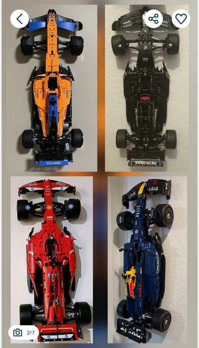 Suport perete LEGO 42141,42207,42206,42172,42096,42171,42083,42143