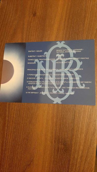 Bancnote 2000 lei Eclipsa Totala de Soare prima serie(001A) din 1999
