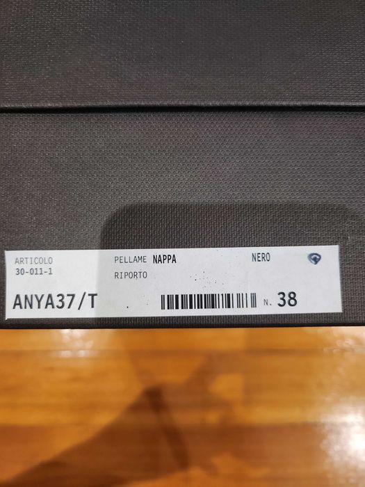 Дамски обувки № 38 - цвят черен, естествена кожа