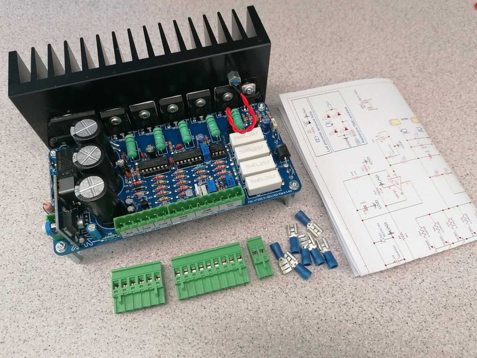 Kit sursa reglabila K7200 0-30V, 0-10A sau PCB gol