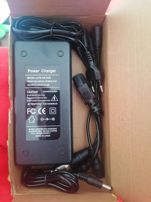 Incarcator  54.6 sau 53.6 v pt litiu bike scooter mx01 mx02s mx03  mx20 pitesti sau curier