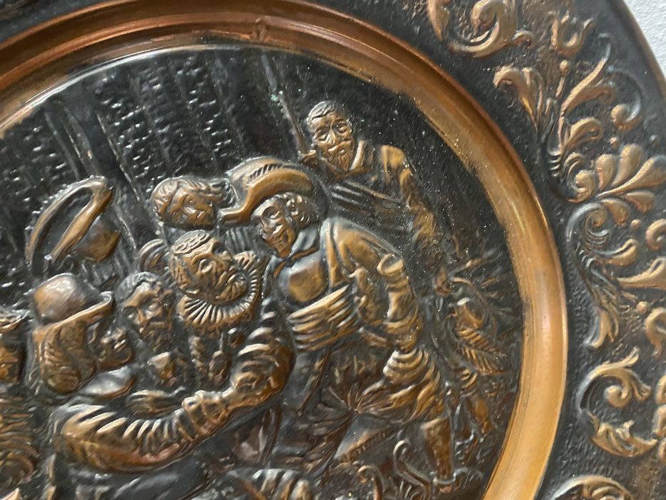 Голямо медно пано за стена от холандия