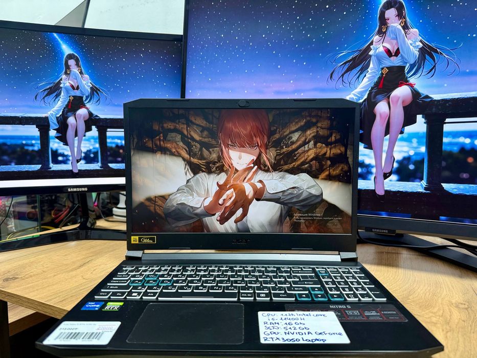 Игровой ноутбук Acer Nitro5 RTX 3050