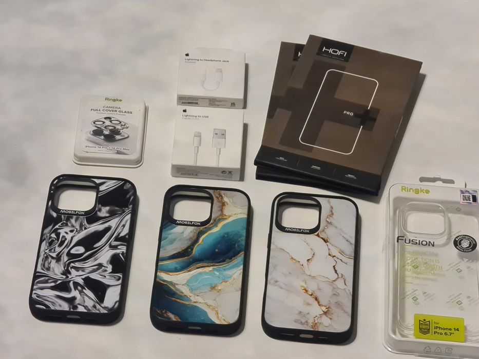 Accesori Apple Iphone 14- 16 pro max Adaptor Husa Cablu Folie Stilca