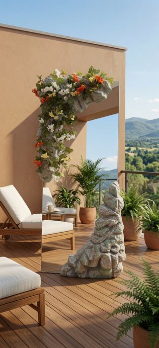 Piesă de colecție: Oglindă artistică unicat, inspirație naturală 140x60