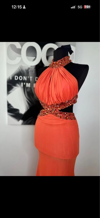Rochie orange eleganta