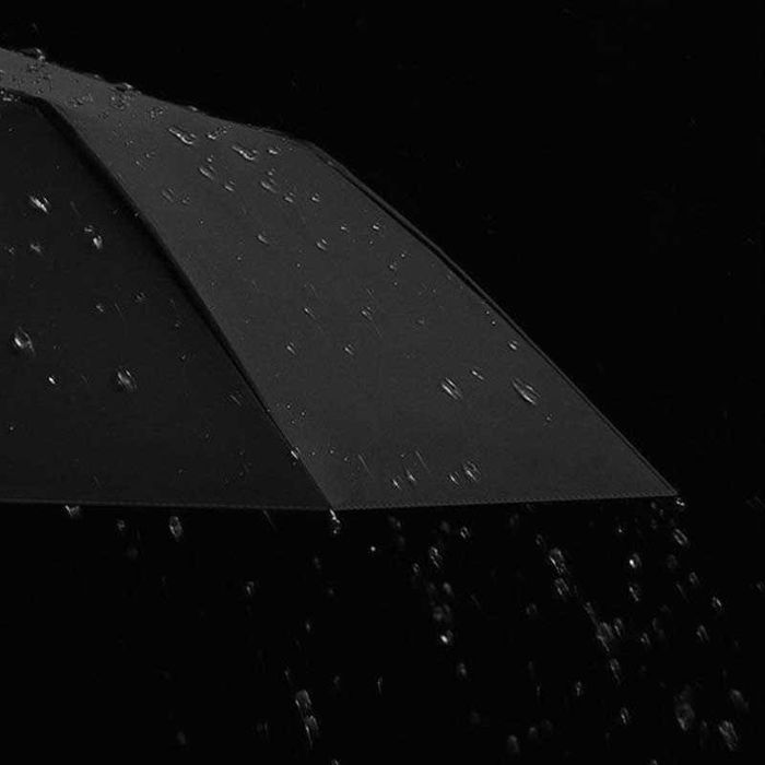 Чадър с автоматично отваряне и затваряне, 10 спици, с калъф, 4 цвята