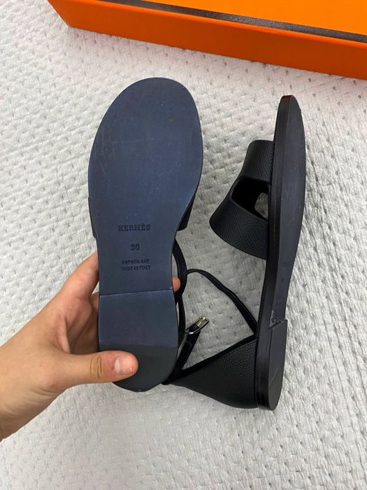 Босоножки hermes черные